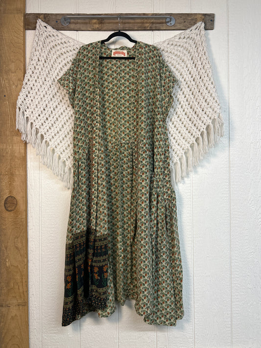 Crepe Sari Summer Evermore Kimono 0726 191