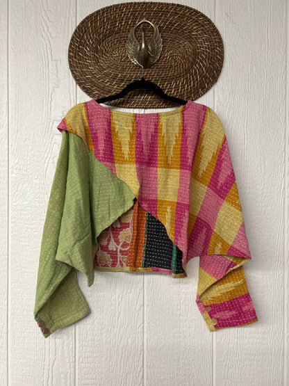 Pareo Kantha In Bloom Cropped Pullover 0326 241