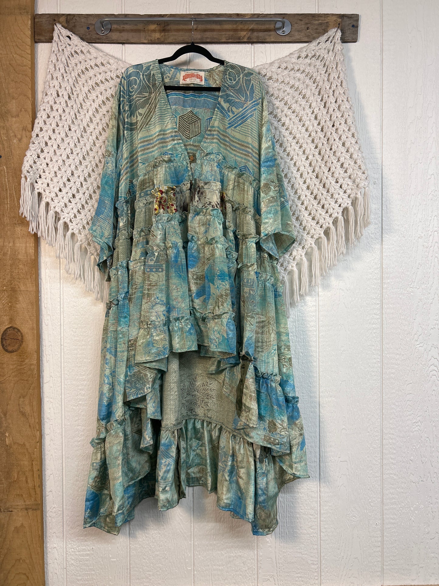 Rasgulla Sari Rhiannon Kimono 0826 026