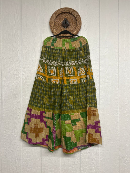 Pareo Kantha Lotus Maxi Skirt 0826 071
