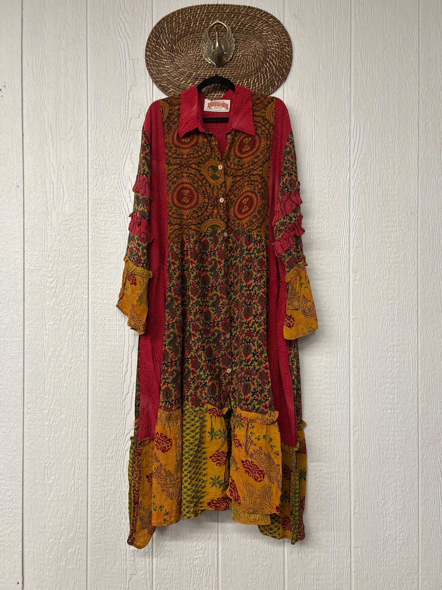 Crepe Sari Rhiannon Duster Dress 0226 101