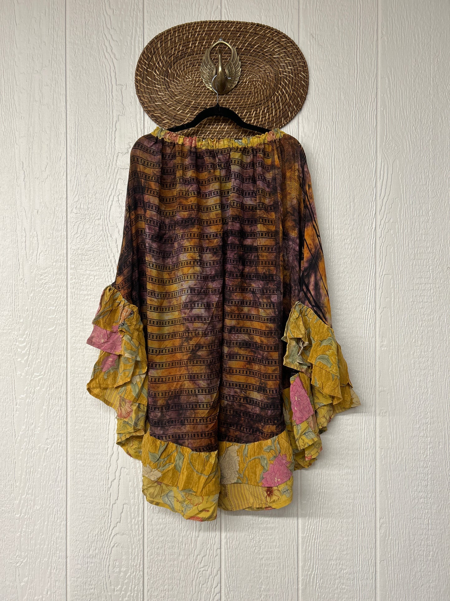 Crepe Wild Rose Skirt 1025 199