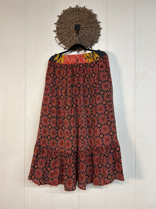 Crepe Sari Dahlia Skirt 1026 158