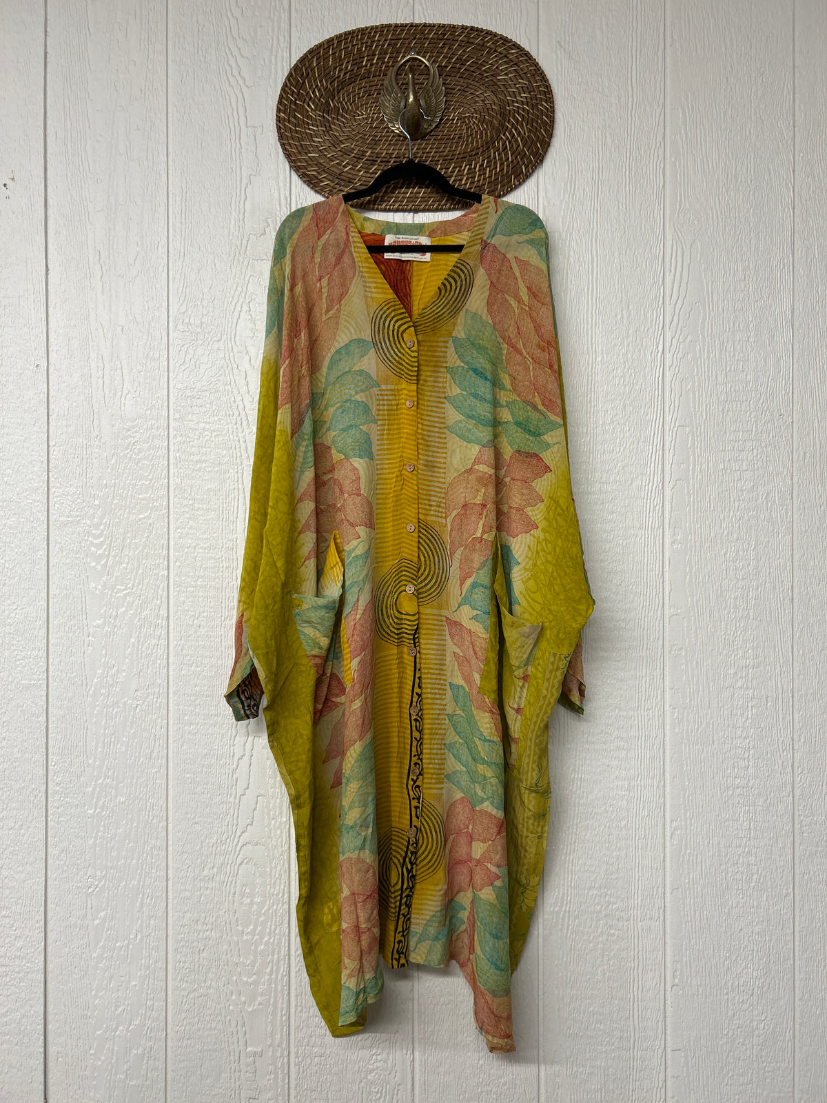 Crepe Sari Gaia Duster Dress 0826 140