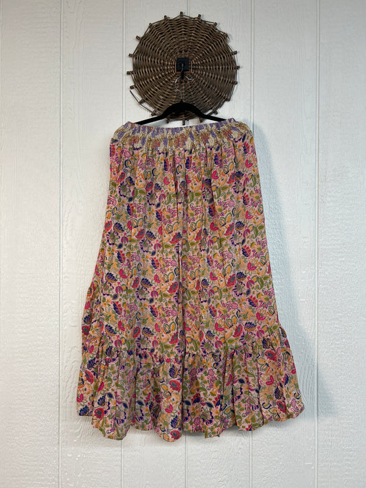 Crepe Sari Dahlia Skirt 1026 207