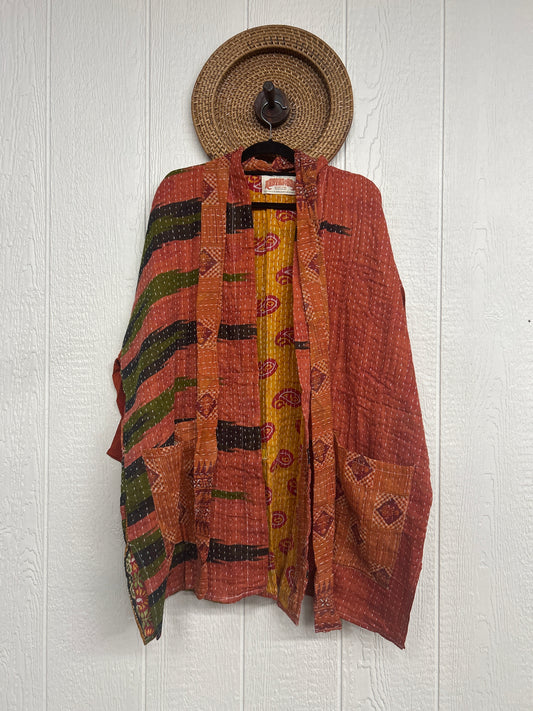 RETAIL Pareo Kantha Shortie Majestic Kimono 0326 163