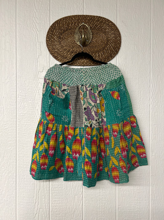 Pareo Kantha Meadow Skirt 0826 234