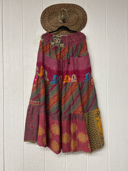 Pareo Kantha Lotus Maxi Skirt 0826 200