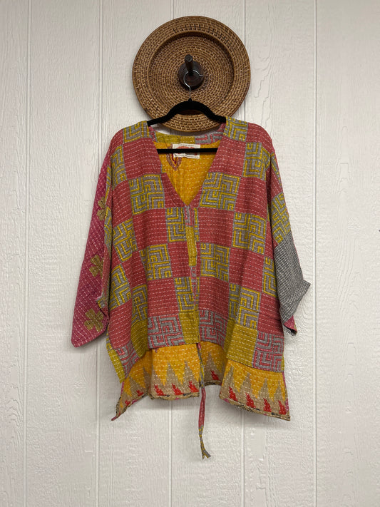 Pareo Kantha Hi-Lo Butterfly Top 0626 173