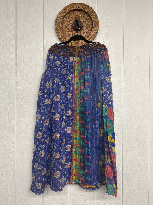 Pareo Kantha Butterfly Cargo Skirt 0426 269