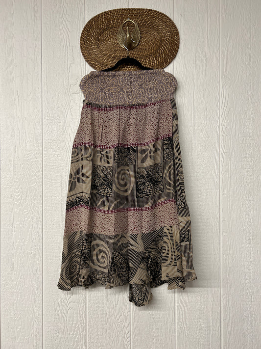 Crepe Sari Inner Peace Wrap Skirt 0626 100
