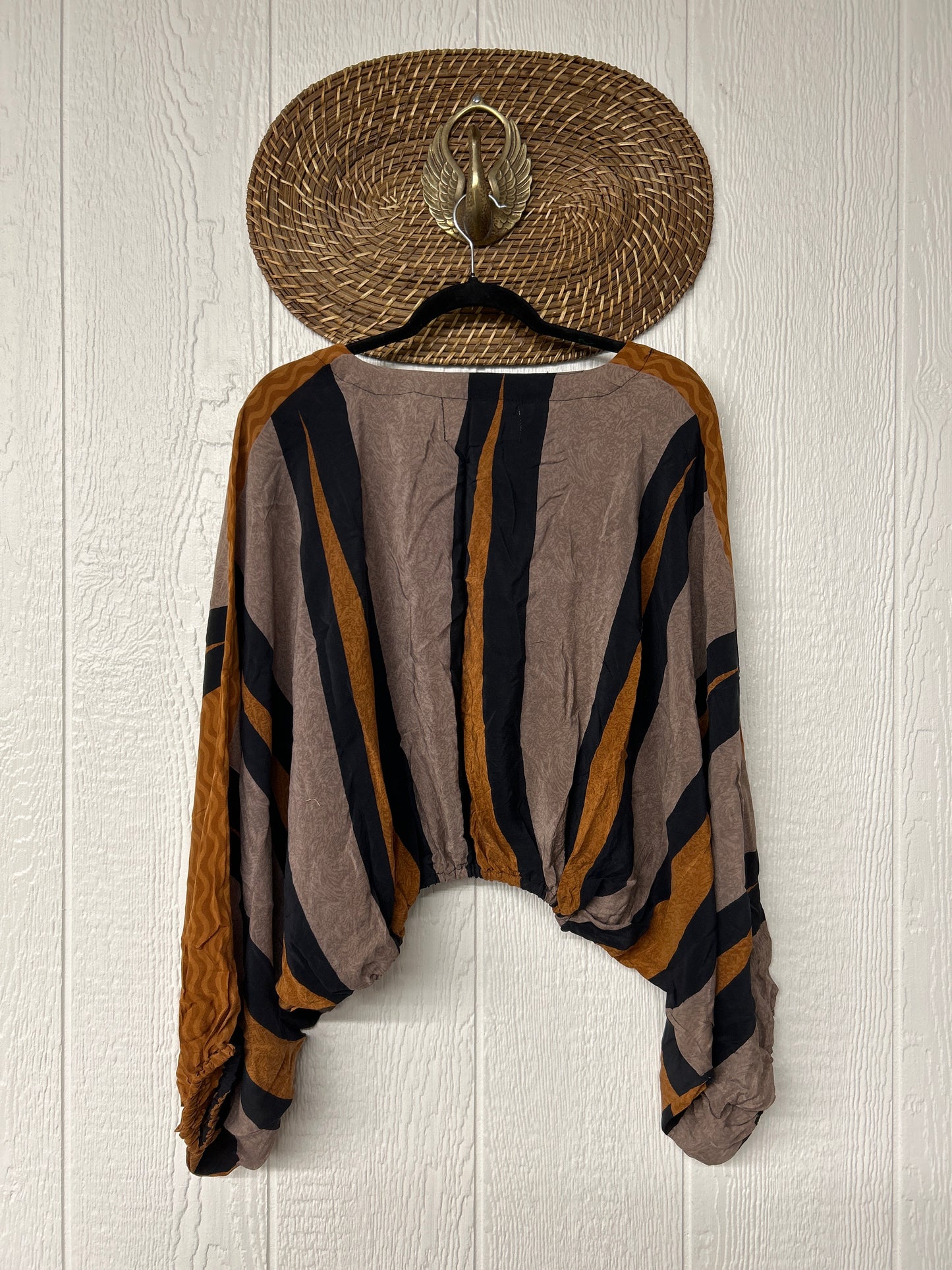 Crepe Sari Luna Crop Top 0526 015