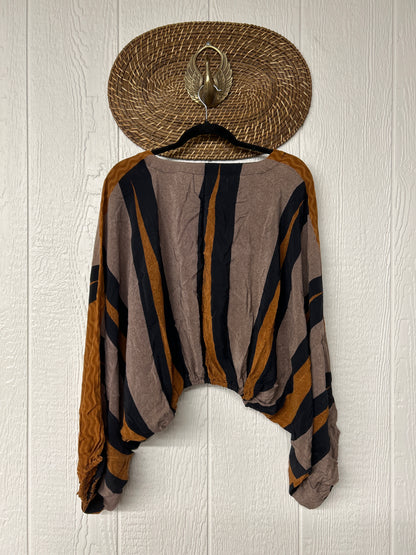 Crepe Sari Luna Crop Top 0526 015