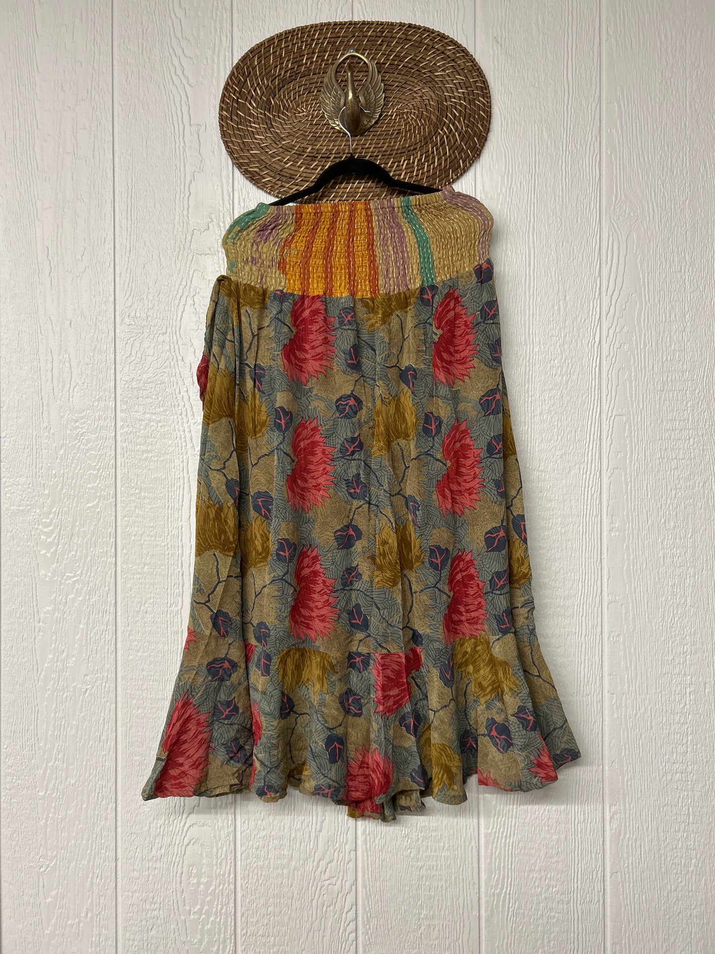 Crepe Sari Inner Peace Wrap Skirt 0626 133
