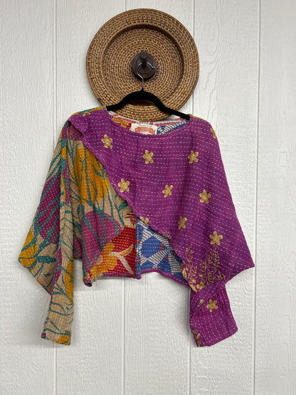 Pareo Kantha In Bloom Cropped Pullover 0326 096