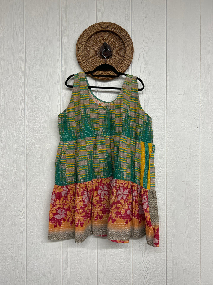 Kantha Meadow Mini Dress 0425 244