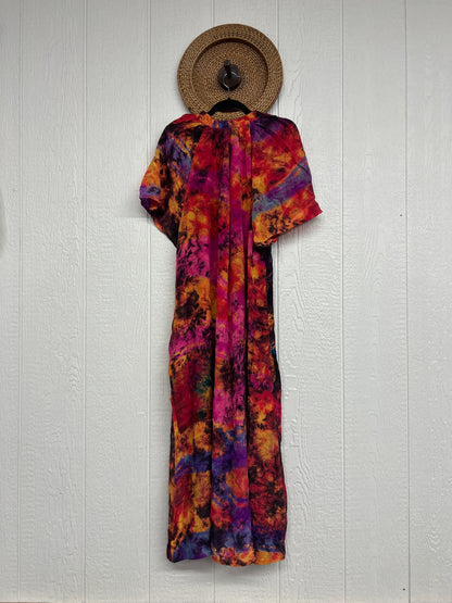 RETAIL Crepe Sari Summer Woodstock Duster 0626 034