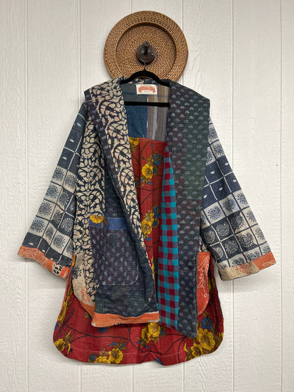 Fine Kantha Drifter Coat 1026 057