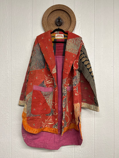 Fine Kantha Drifter Coat 1026 038