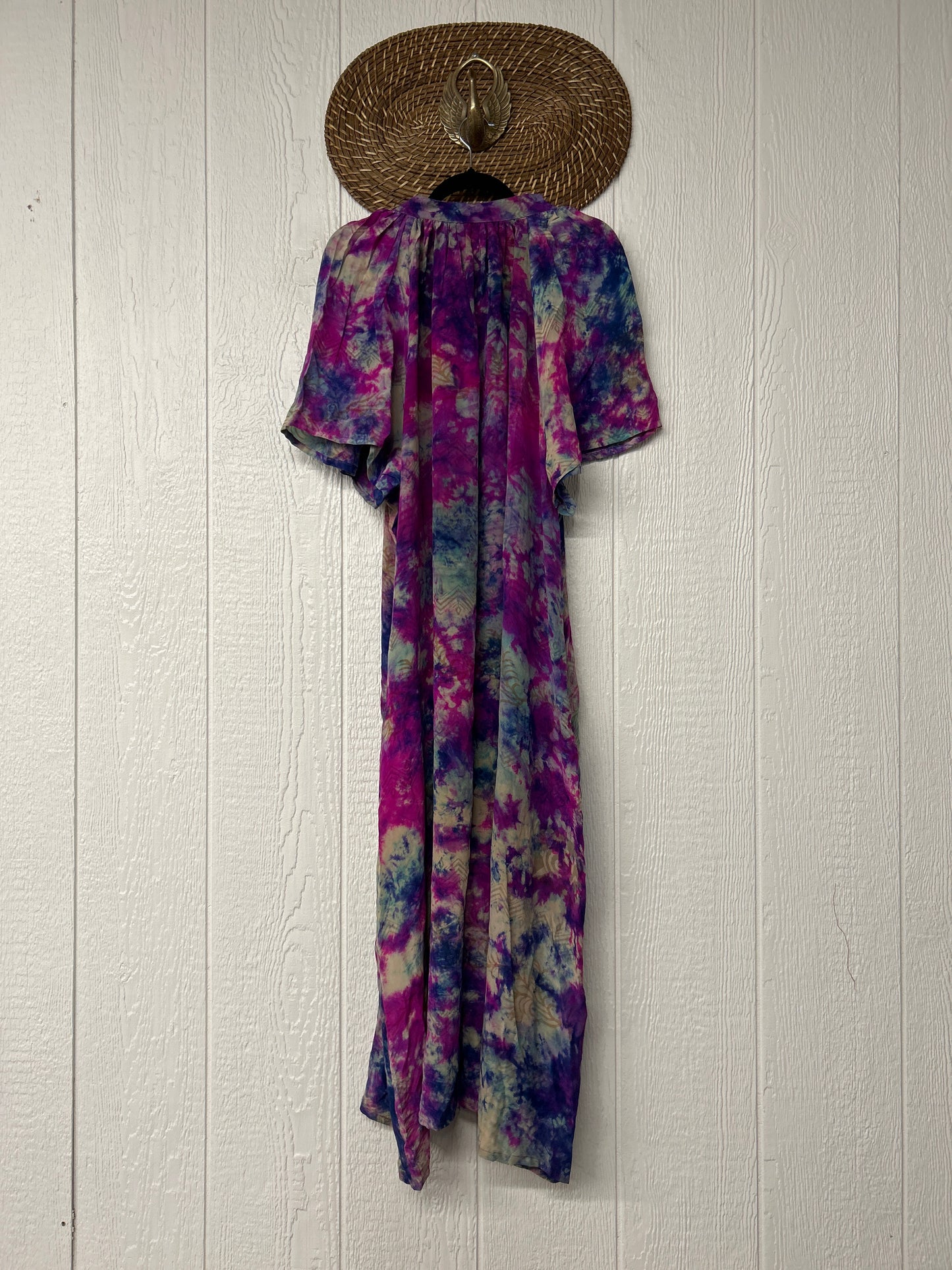 Crepe Sari Summer Woodstock Duster 0626 214