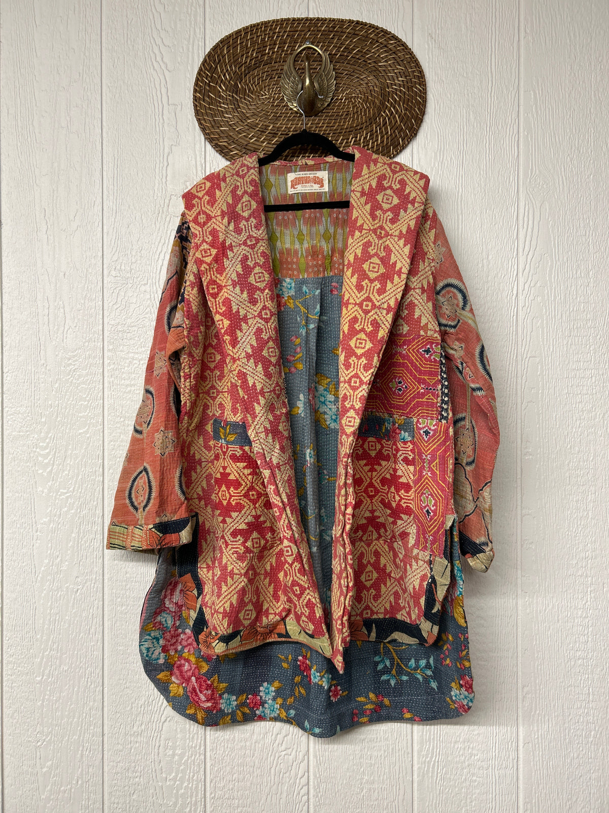 Fine Kantha Drifter Coat 1026 191