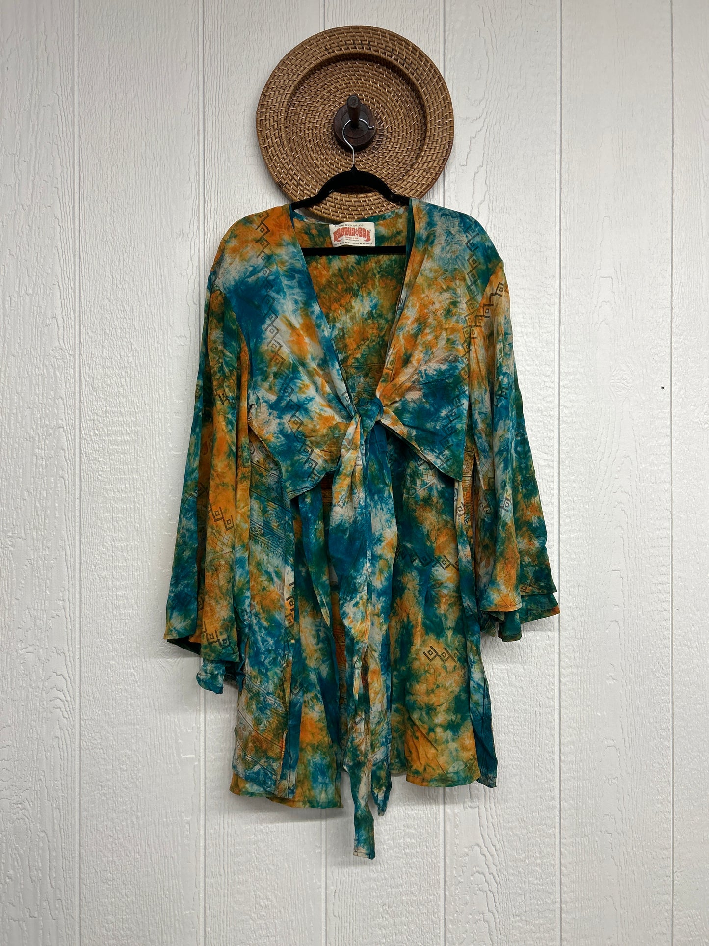 Crepe Sari Shortie Spellbound Kimono 0426 165