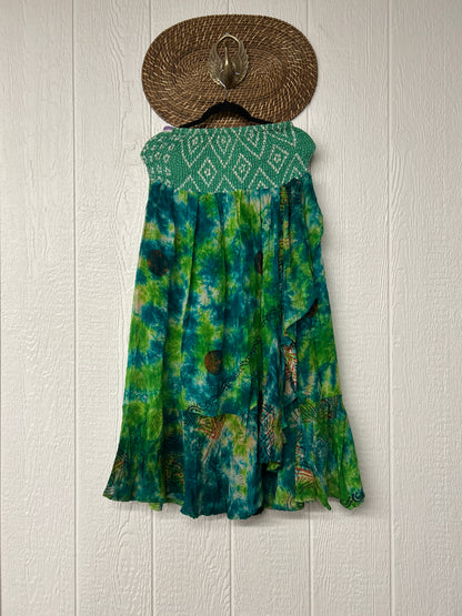 Crepe Sari Inner Peace Wrap Skirt 0626 036