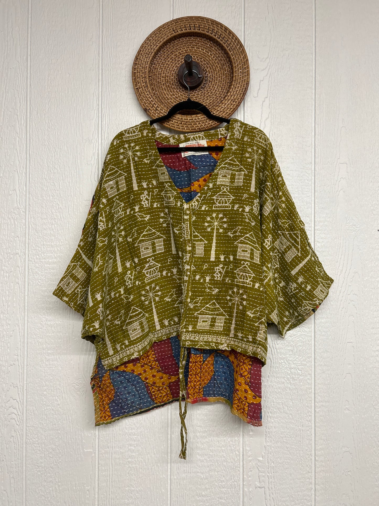 Pareo Kantha Hi-Lo Butterfly Top 0626 179