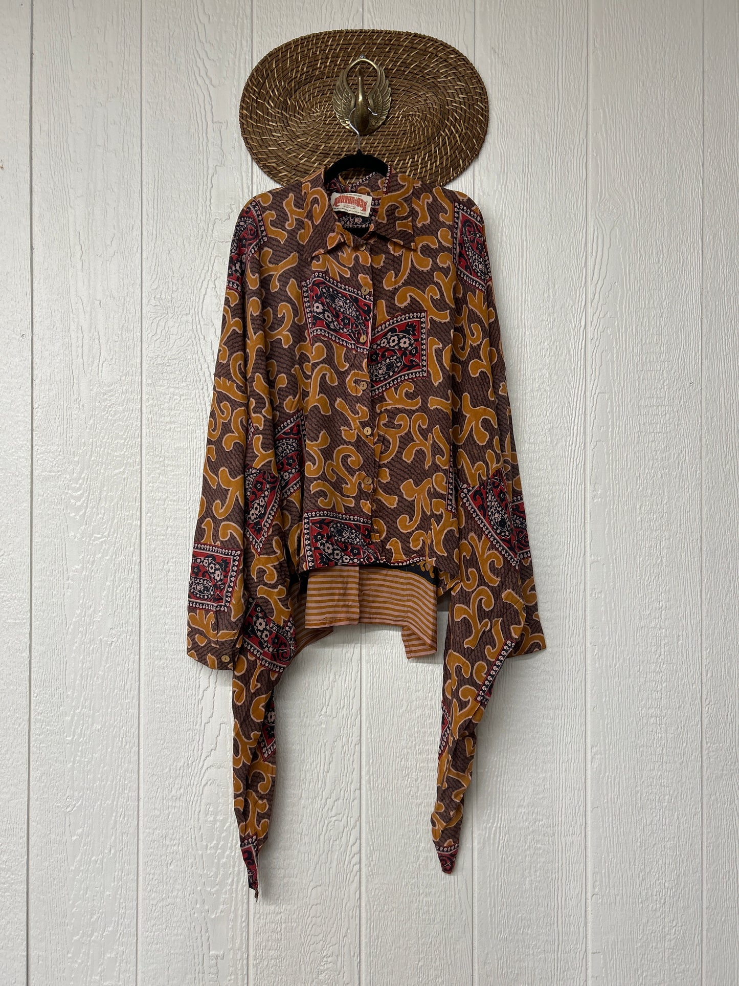 Crepe Sari Nirvana Button Down 1125 147