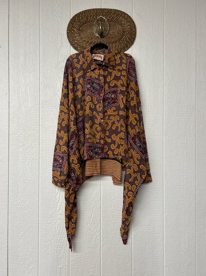 Crepe Sari Nirvana Button Down 1125 147