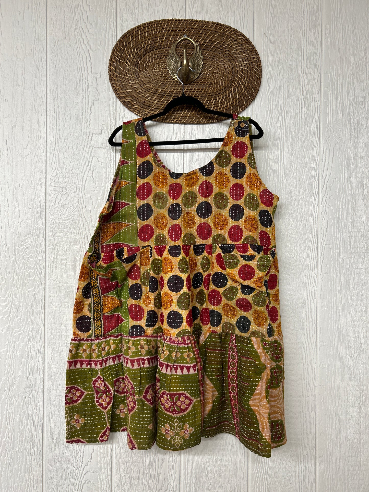 Kantha Meadow Mini Dress 0625 221
