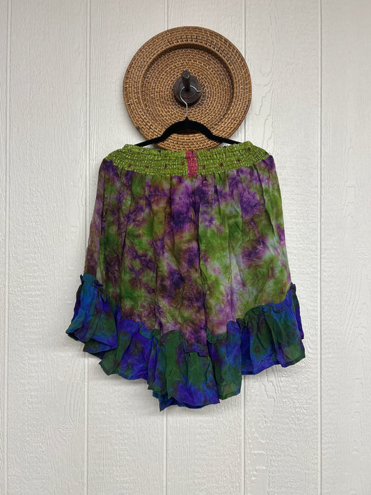 Crepe Sari Lover Cropped Culottes 0726 155
