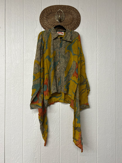 Crepe Sari Nirvana Button Down 1125 066