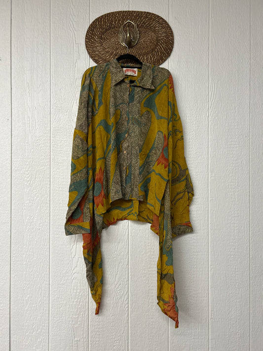 Crepe Sari Nirvana Button Down 1125 066