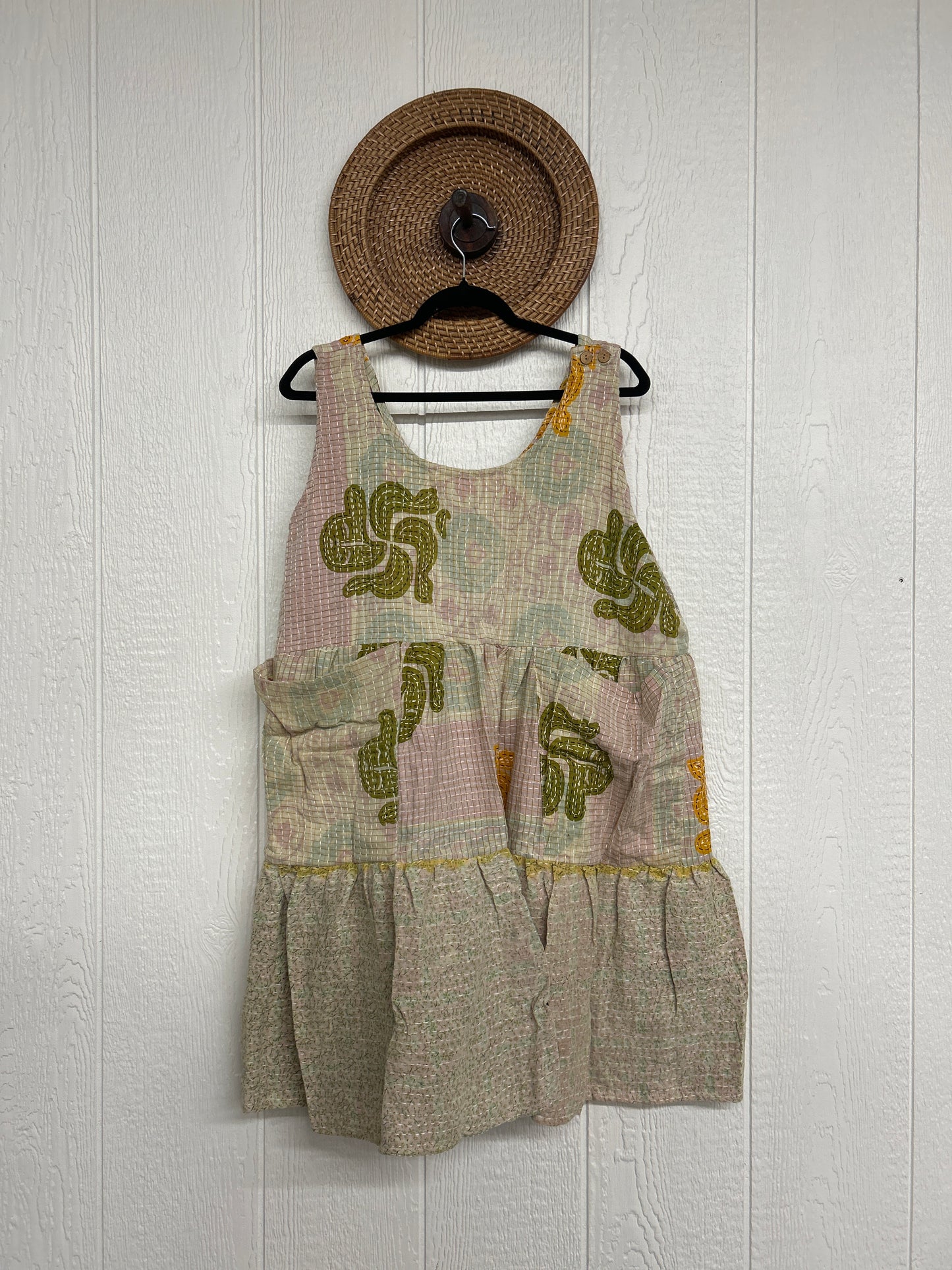 Kantha Meadow Mini Dress 0625 116