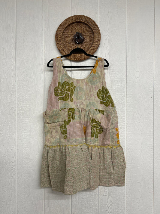 Kantha Meadow Mini Dress 0625 116
