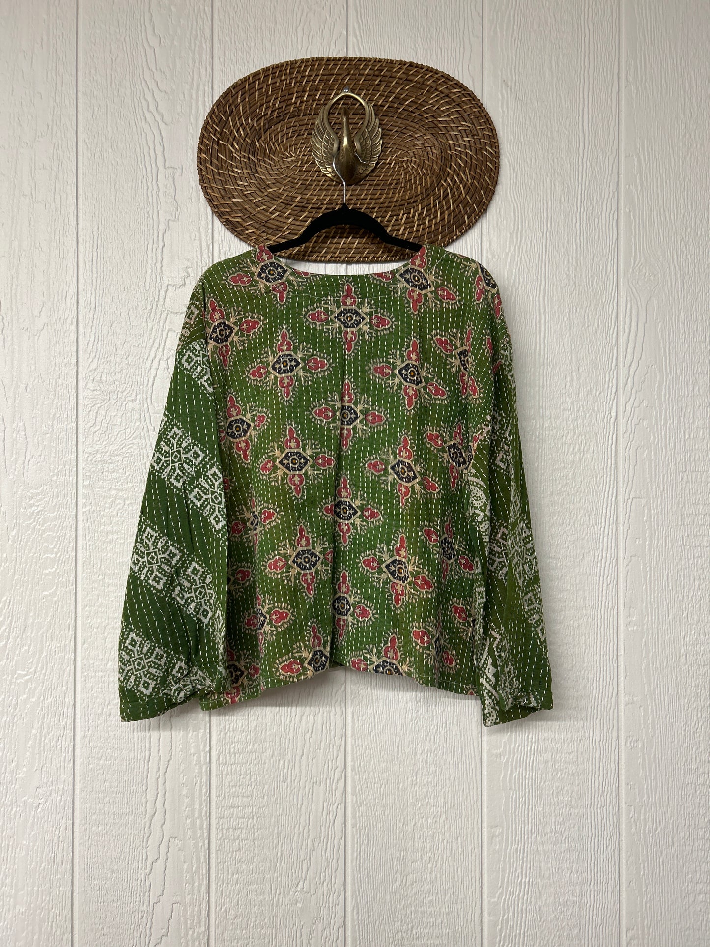 Pareo Kantha Wanderer Pocket Crop Top 0226 119