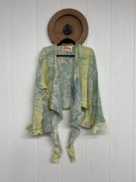 Crepe Sari Zeppelin Crop Shrug 0426 175