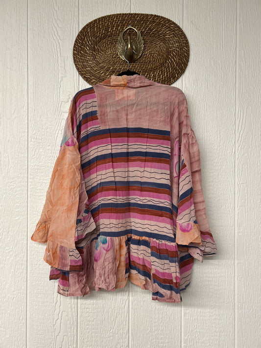 Crepe Sari Wild Rose Top 1026 153