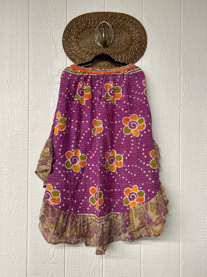 Pareo Kantha Wild Rose Skirt 0426 036