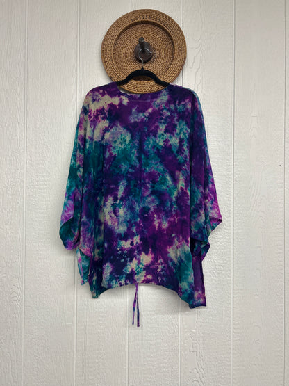 Crepe Sari Hi Lo Butterfly Top 0726 094