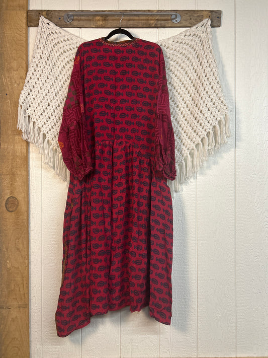 Crepe Sari Evermore Kimono 0326 104