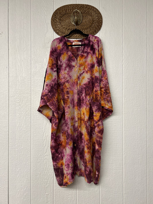 Crepe Sari Gaia Duster Dress 0826 085