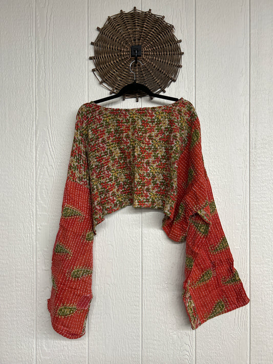 Pareo Kantha Abundance Crop Top 1026 030