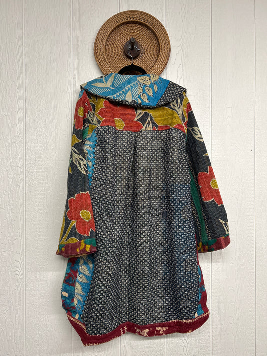 Fine Kantha Drifter Coat 1026 036