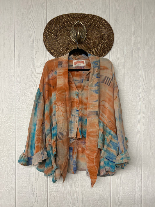 Crepe Sari Wild Rose Top 1225 176