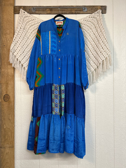 Rasgulla Sari Luminous Maxi Dress 0226 268