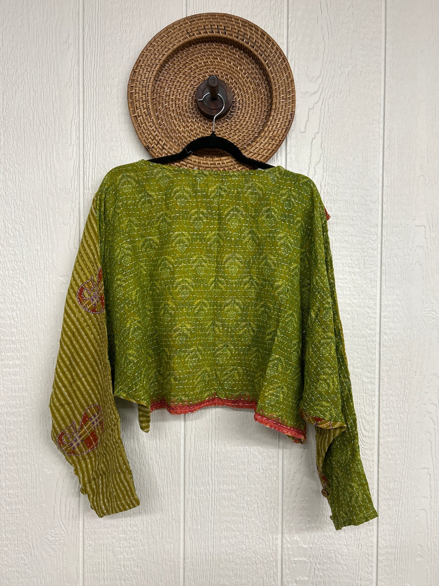 Pareo Kantha In Bloom Cropped Pullover 0326 106