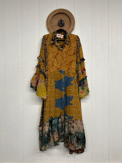 Crepe Sari Rhiannon Duster Dress 0226 214