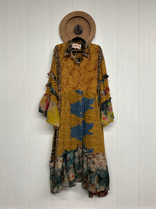 Crepe Sari Rhiannon Duster Dress 0226 214